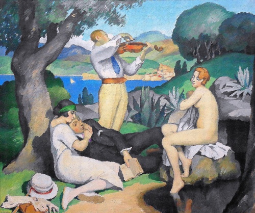 Gaston Balande (1880-1971) - Improvisation, 1923, huile sur toile, Musée des Beaux-Arts, Pau