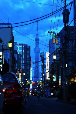 ileftmyheartintokyo:  Tokyo sky tree in Asakusa