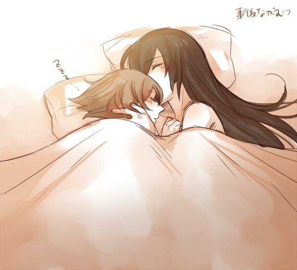 sanctuary-for-strange-people:    Nagato and Mutsu by みか   