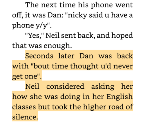 Im Honestly So Grateful We Got To Read These Books From Neils Point Of View