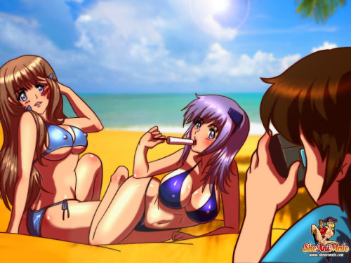 queer-4-futa: The few panels of “Beach Bum” before it gets boring and male-on-futa. old fave