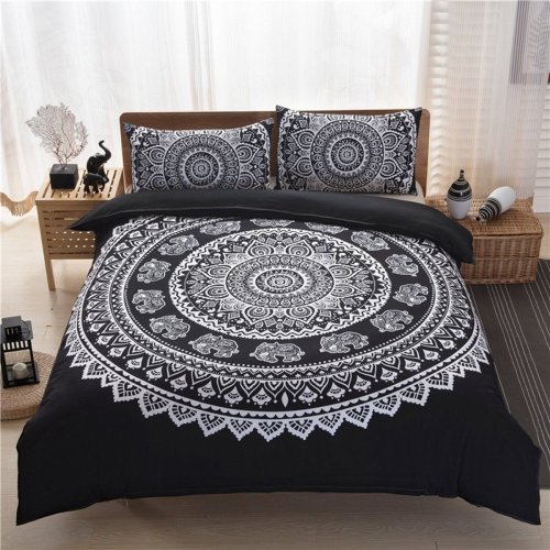 keendazebeard:Coupons Cloud Print Single Twin King Quilt Duvet Cover Bedding Sheet Pillowcases Set c