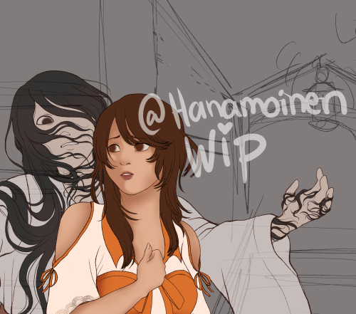 Here’s another wip, I think I’ll get the finished piece up tomorrow or in a few days ^^ Had to take 