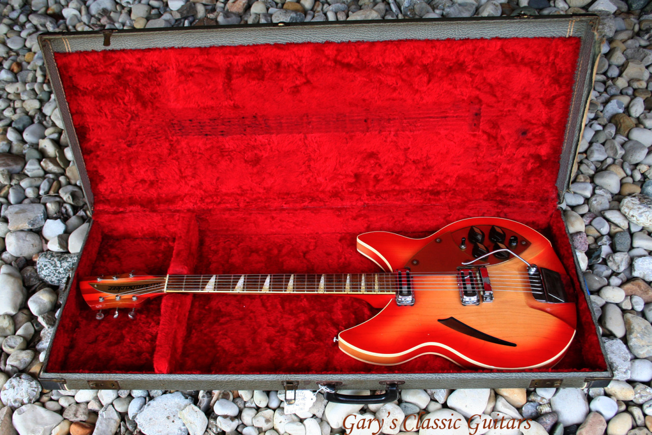 garys-classic-guitars:  1961 Rickenbacker 365, Double bound, Fireglo Finish, Crushed