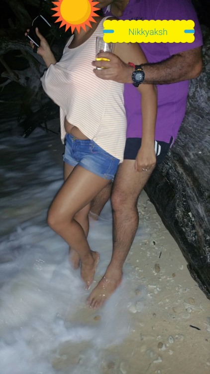 nikkyaksh: Happy Valentine’s day to all of u .sharing our naughtiest moment in andaman with u 