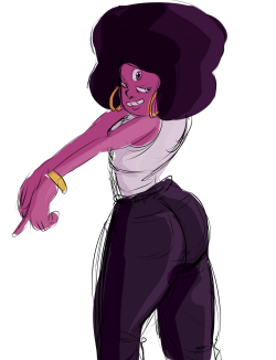 I Was Doin Some Loose Sketches And As Always It Devuldges Into Garnet’s Ass In