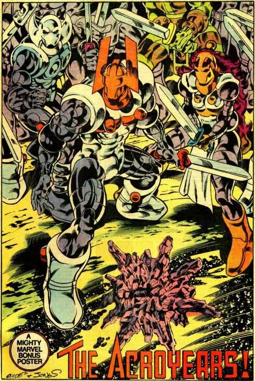 For a while, I thought the race of helmeted, armor wearing warrior Acroyears from Micronauts comics 