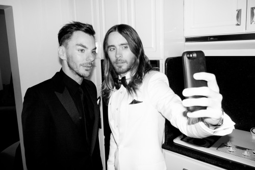 terrysdiary: Jared and Shannon taking a selfie.