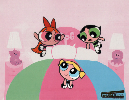 Original hand painted cels from The Powerpuff Girls. The episodes are:“Dental Hy-Jynx“ (