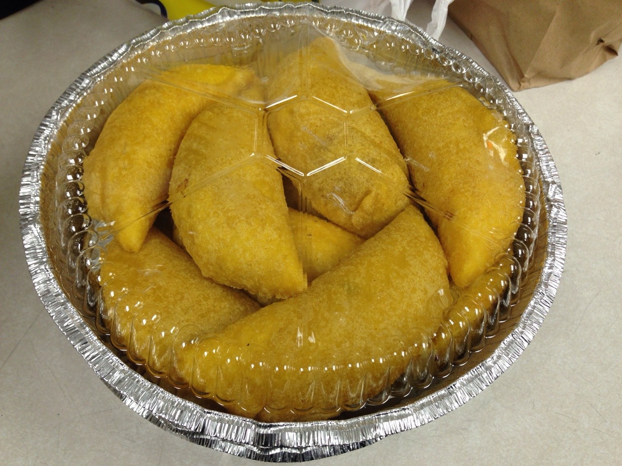 bobbycaputo:  Yes, I really did order ten empanadas.  