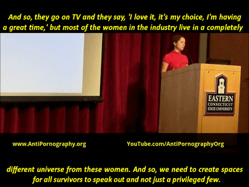 exgynocraticgrrl:  "The Hidden World of Porn" @ Eastern Connecticut State Universitywith journalist and feminist activist Maya Shlayen 