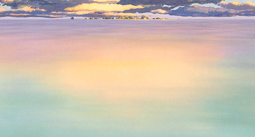 blurays: scenery in Spirited Away (2001) dir. Hayao Miyazaki