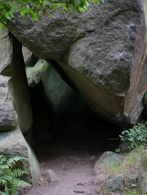 ‘Robin Hood’s Stride’ Prehistoric Site, Derbyshire, 18.8.16. It is hard to look at this rock formati