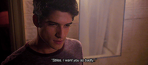dylanhoechlin:  TEEN WOLF canon scenes rewritten:  In which the Wolfsbane at the Motel still makes Scott really horny, but it isn’t Allison he wants.  