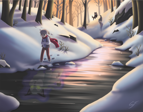 A full illustration I did in time for MoCCa earlier this month! Also an excuse for me to do some Shi