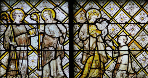 Vitrail de la vie de Saint Appolinaire, Cathedrale de Chartes, 14th century