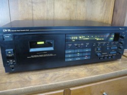 cassetteplayers:  Nakamichi CR7A Cassette Deck CR-7A Tape Deck with remote with original box and packaging , original manual and documentation, with recent service history .. In Very good working and cosmetic condition. The unit itself plays excellent