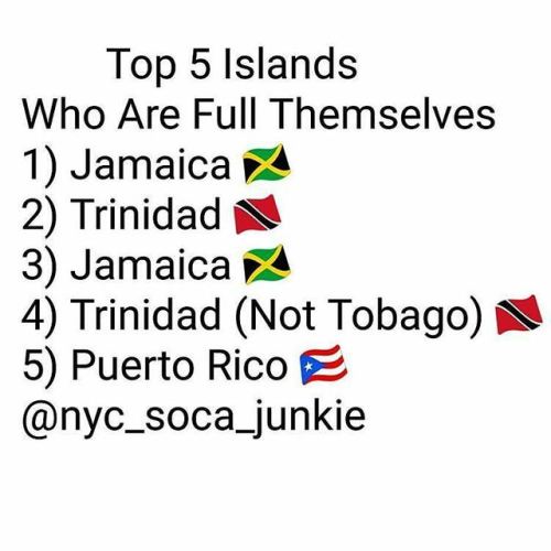  True or Nah? (rp via @nyc_soca_junkie) #Caribbean #Thesocalyst #Trinidad #Tobago #Guyana #Jamaica #