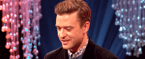 laughingfish:i-am-bechloe-trash:Justin Timberlake and Anna Kendrick react to Daniel Radcliffe’s stor