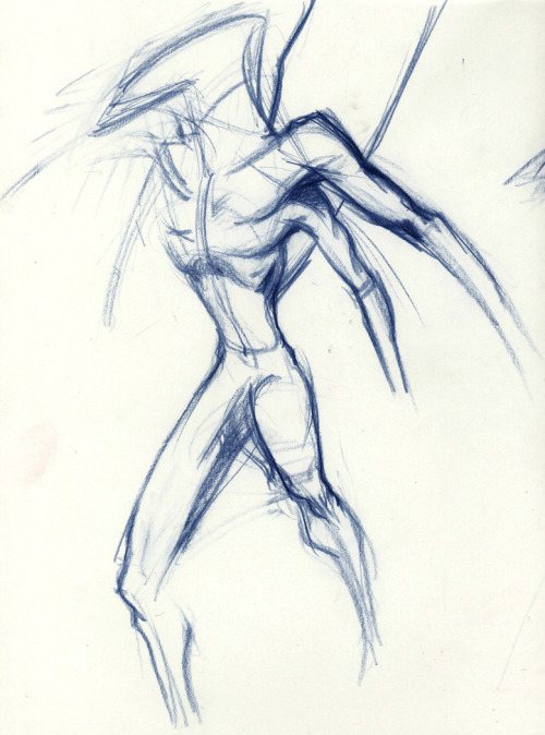 The Amarantin alien Sun Stealer Character design based on Alastair Reynolds’ Revelation Space