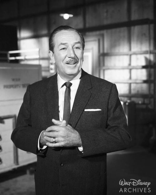 Walt in 1961 for the Wonderful World of Color episode “Backstage Party” featuring the Di