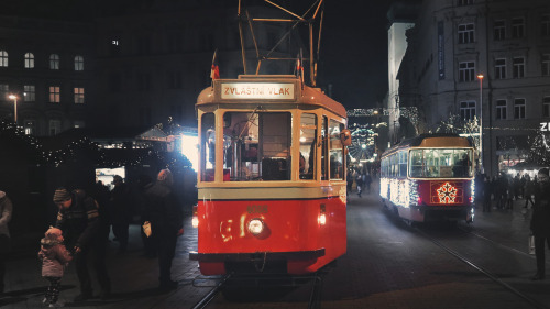 Christmas tram / Vánoční tramvaj, Brno