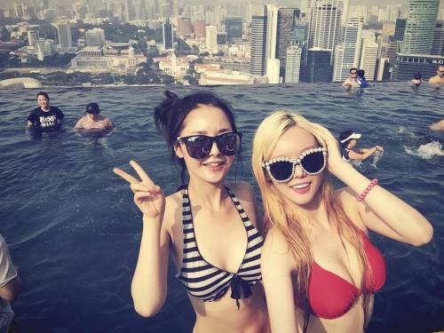 Porn photo eyecandieskpop:  Dal Shabet Woohee and Serri