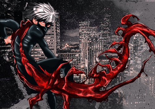 hiyachis-deactivated20161226:  Kaneki going mad requested by anon. 