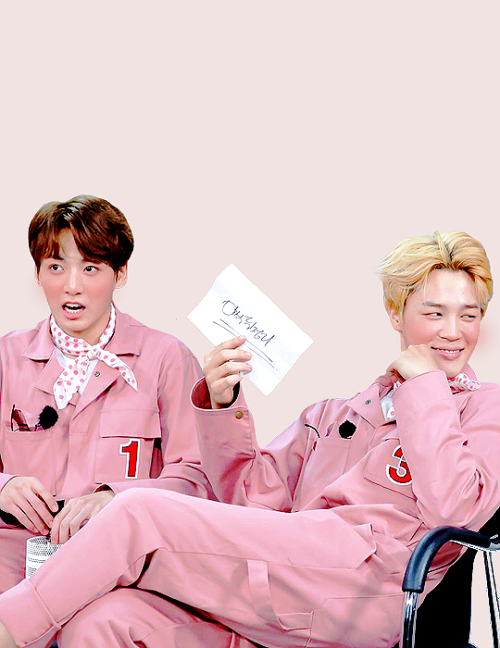 strawberrymochu: extra pink jikook, squishy as ever ヽ(´∇｀)ﾉ    do not repost or delete caption 