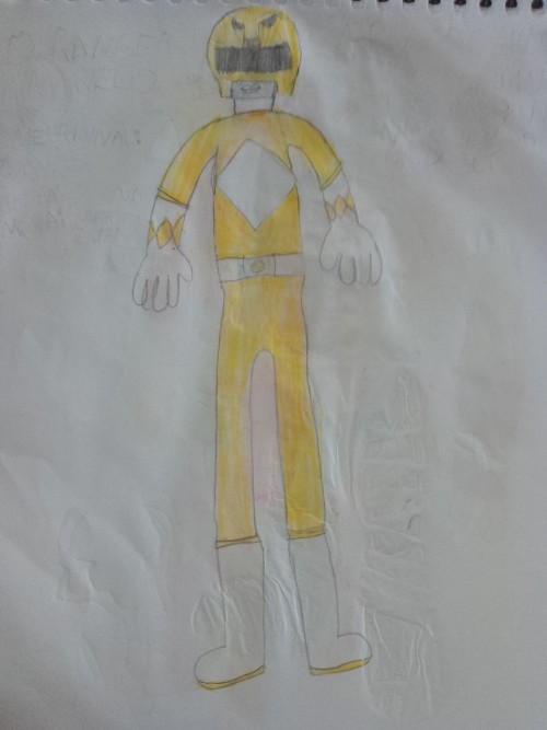 Ranger Amarelo Ela/ele Tem Gêneros Diferentes é Homem Na Versão Japonesa(original) E Mulher Na Varão