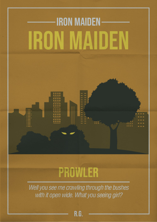 MINIMALISM + IRON MAIDEN - “Iron Maiden” (1980)Inspired by @minimal-pulse art