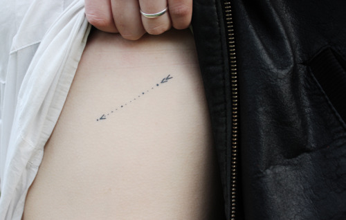 m-i-s-o:miso : home-made tattoos :arrow for jedda, melbourne 2013 