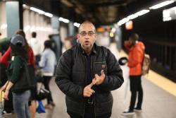 humansofnewyork:  &ldquo;If they raise the subway fare one more time, I’m going to explode. I’m making nine dollars an hour. I walk home three hours from work every day to save that Ū.50, because that’s a half gallon of milk for me and my daughter.