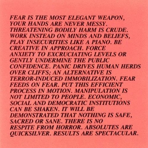 minaturegolftheory:  Inflammatory Essays by Jenny Holzer, 1979-82 I first happened upon Jenny Holzer’s Inflammatory Essays on a street in the Lower east Side, where they belonged, wheat pasted on the plywood covering over a construction site, not
