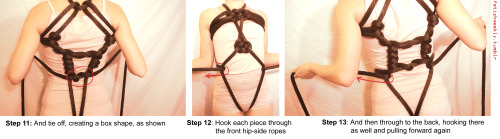 Shibari Tutorial: Coin Basket Harness Video on how to tie the Coin Knot here! Video on how to tie th