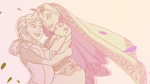 i might not be able to finish this, so have a duochrome symbra wedding   