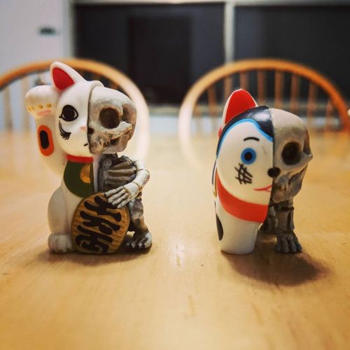 Spooky. #manekineko #inuhariko www.instagram.com/p/B8ITGx5DQq-/?igshid=1g21ght8q44qe