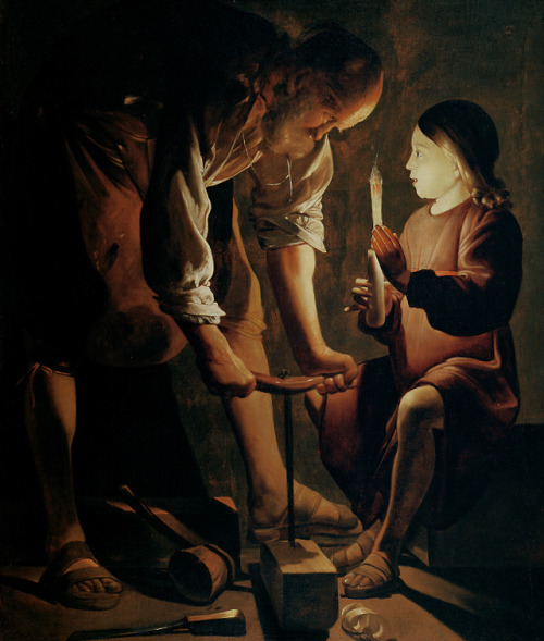 Joseph the Carpenter, by Georges de La Tour (1640).