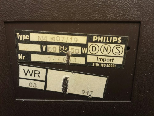 Philips N4 407 4-Track Reel-To-Reel Tape Recorder, 1969