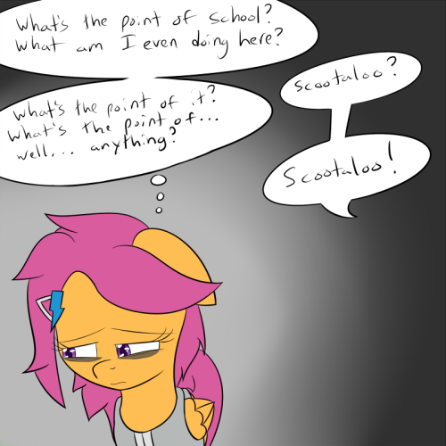 D'aww, poor Scootsy TT