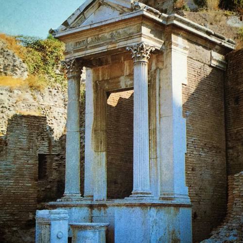 historyoftheancientworld: The Fountain of Juturna, Roman Forum #fountainofjuturna #fountain #romanf