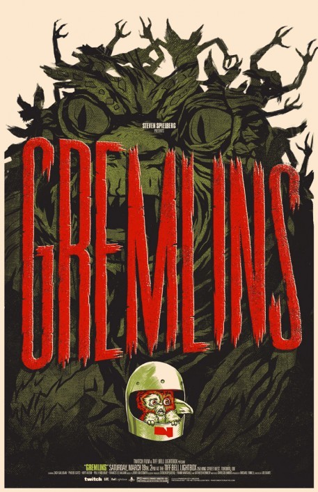 XXX thepostermovement:  Gremlins by Phantom City photo