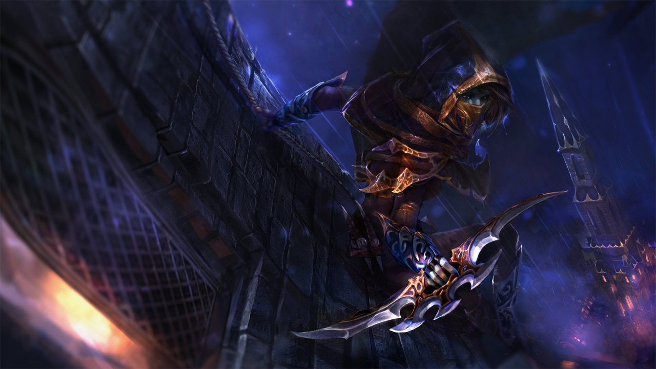 Creeping Shadow - Phantom Assassin loading screen by TrungTH 