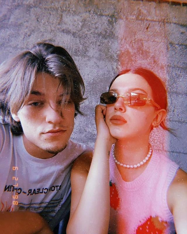 millie bobby brown with her boyfriend jake bongiovi