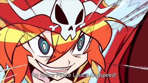ck-blogs-stuff:  grimphantom2:  snivlak:  Lalaco Godspeed is the space pirate I want to be.  Seriously, what’s up with Gainax and their evil but sexy moms XD  Idk, but sure is awesome XD   @slbtumblng bro seriously~