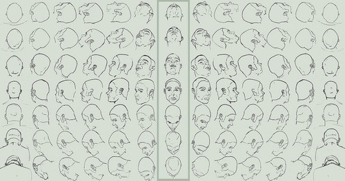 slinkyputty:  Some hair and facial anatomy I’ve found. Various sources. 