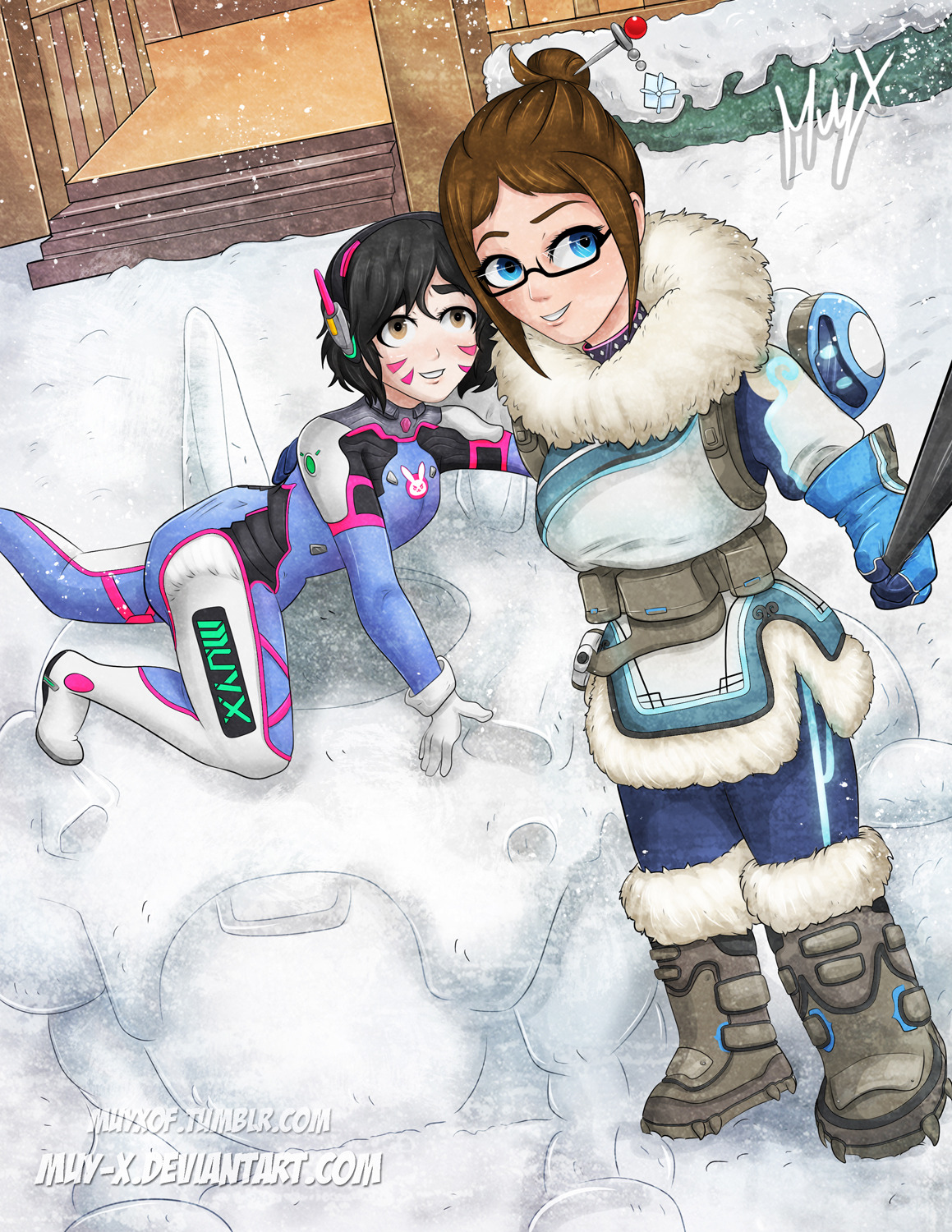 muyxof:   Here my Nee-san and me cosplaying characters from a certain videogame.