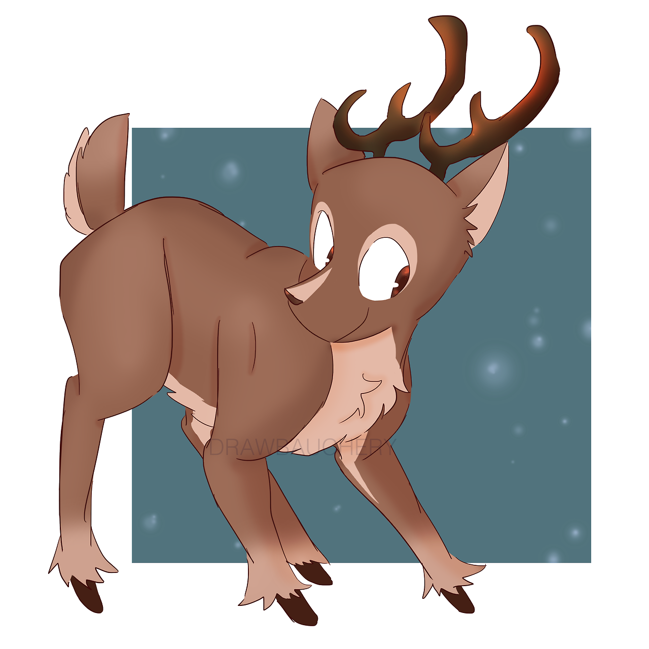 drawbauchery: MER CHISMAS!!! Have some reindeer babs bonus:   fuck it it’s not