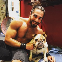 sethrollinsfans:  Instagram Photo from Seth‘It’s #tildythursday at @paradisocrossfit! Fitness is always better with my #womancrusheveryday in the house. @progenex @roguefitness @prwraps‘(x)