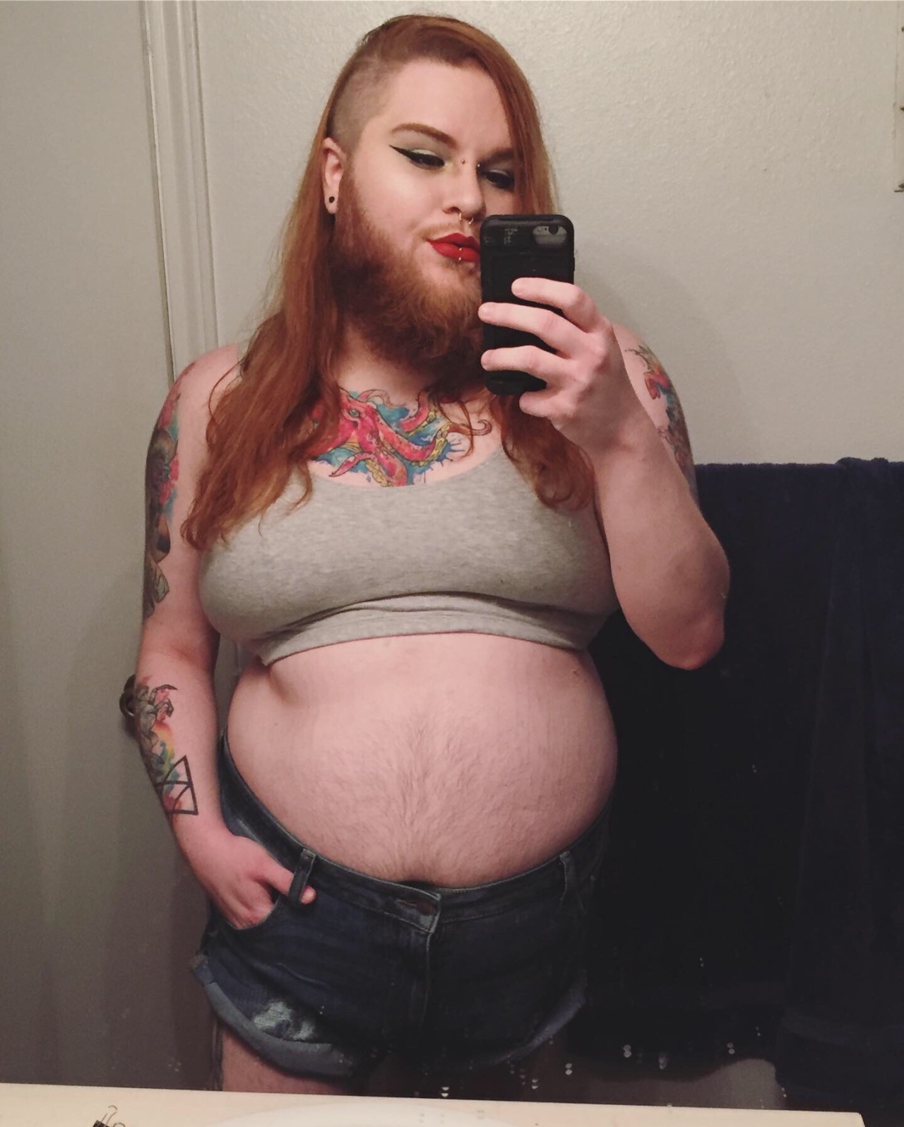 Figuring It All Out: My Genderfluid Life — Fat hairy lesbians are so  powerful 💋 (sheher)